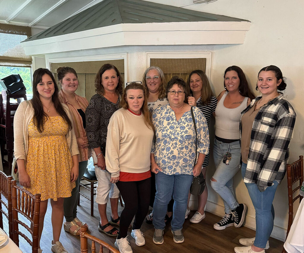 Volunteering at Ronald McDonald House to cook and serve dinner.