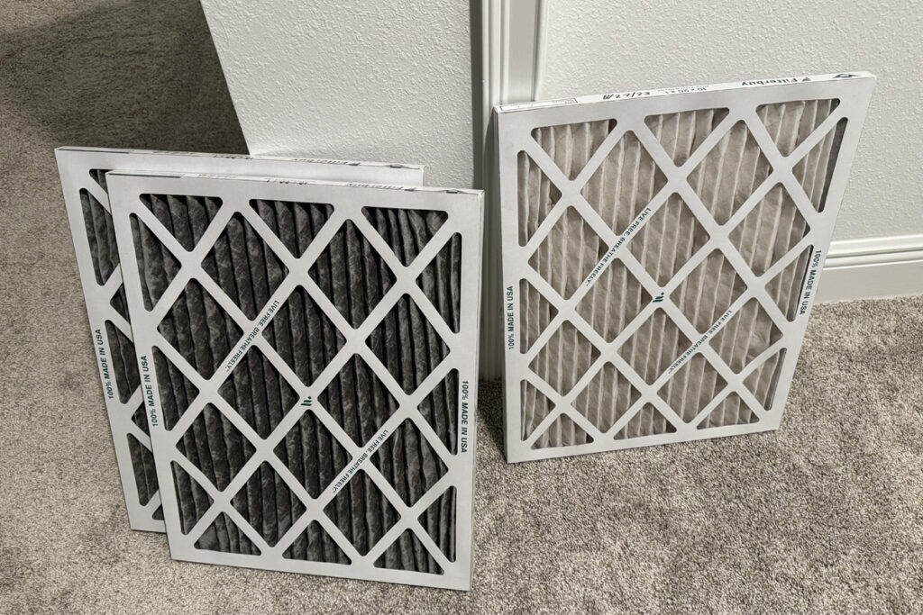 clean air filter vs dirty filter